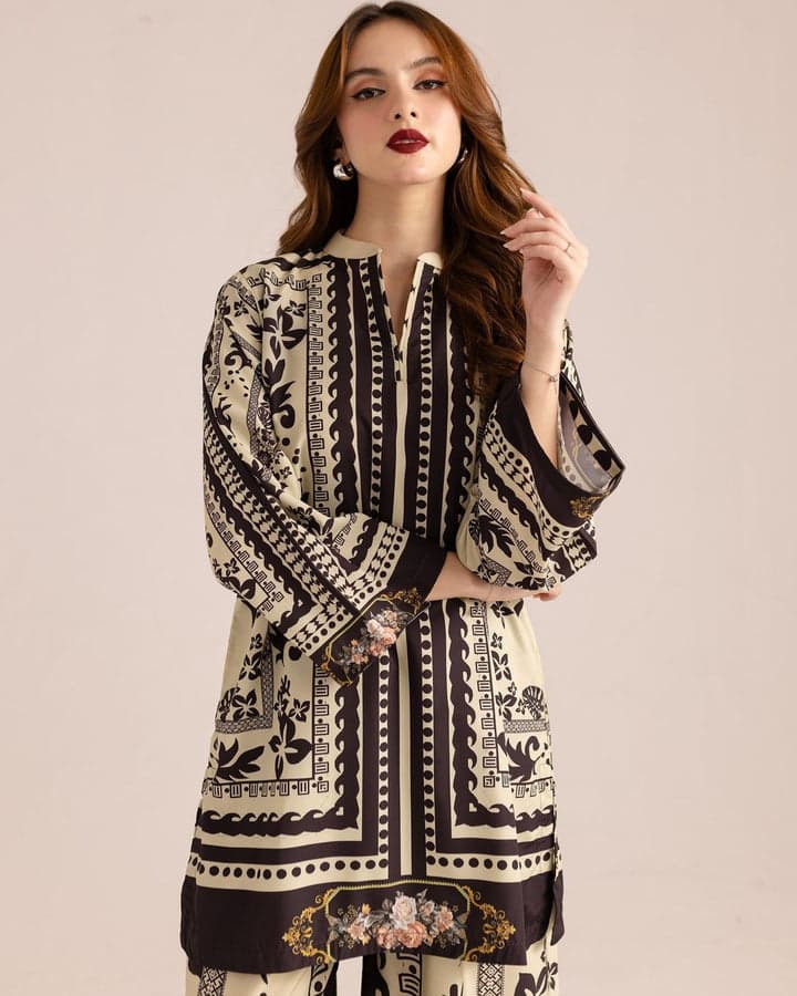 Noor Luxe Printed Co -Ord set 2pcs