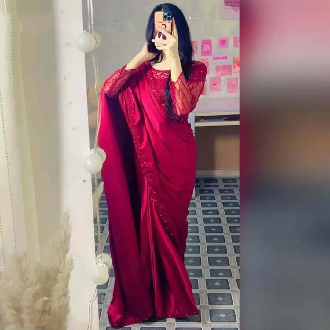 Pearls Saree