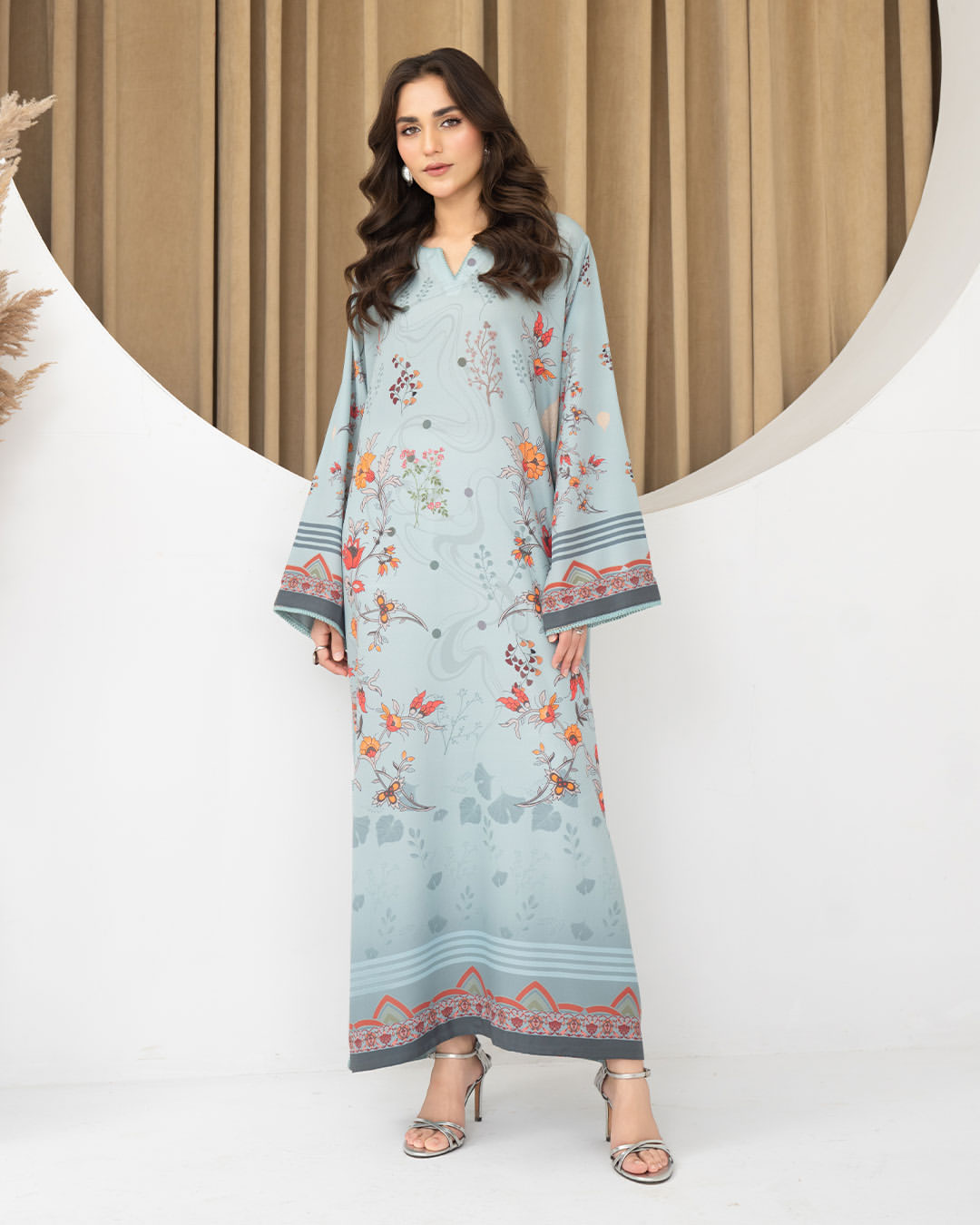 "NEW PRINTED LONG 2PC"