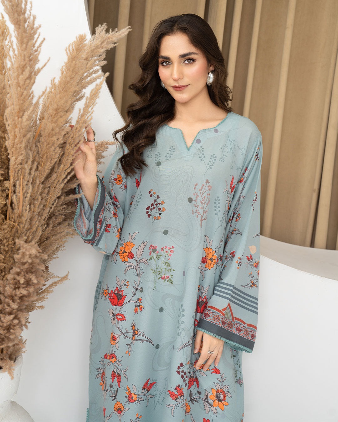 "NEW PRINTED LONG 2PC"