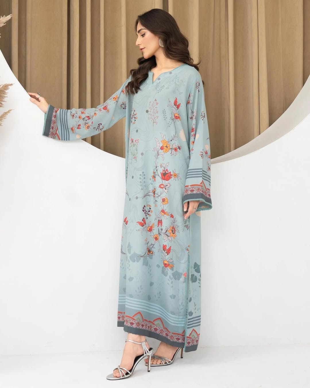 "NEW PRINTED LONG 2PC"