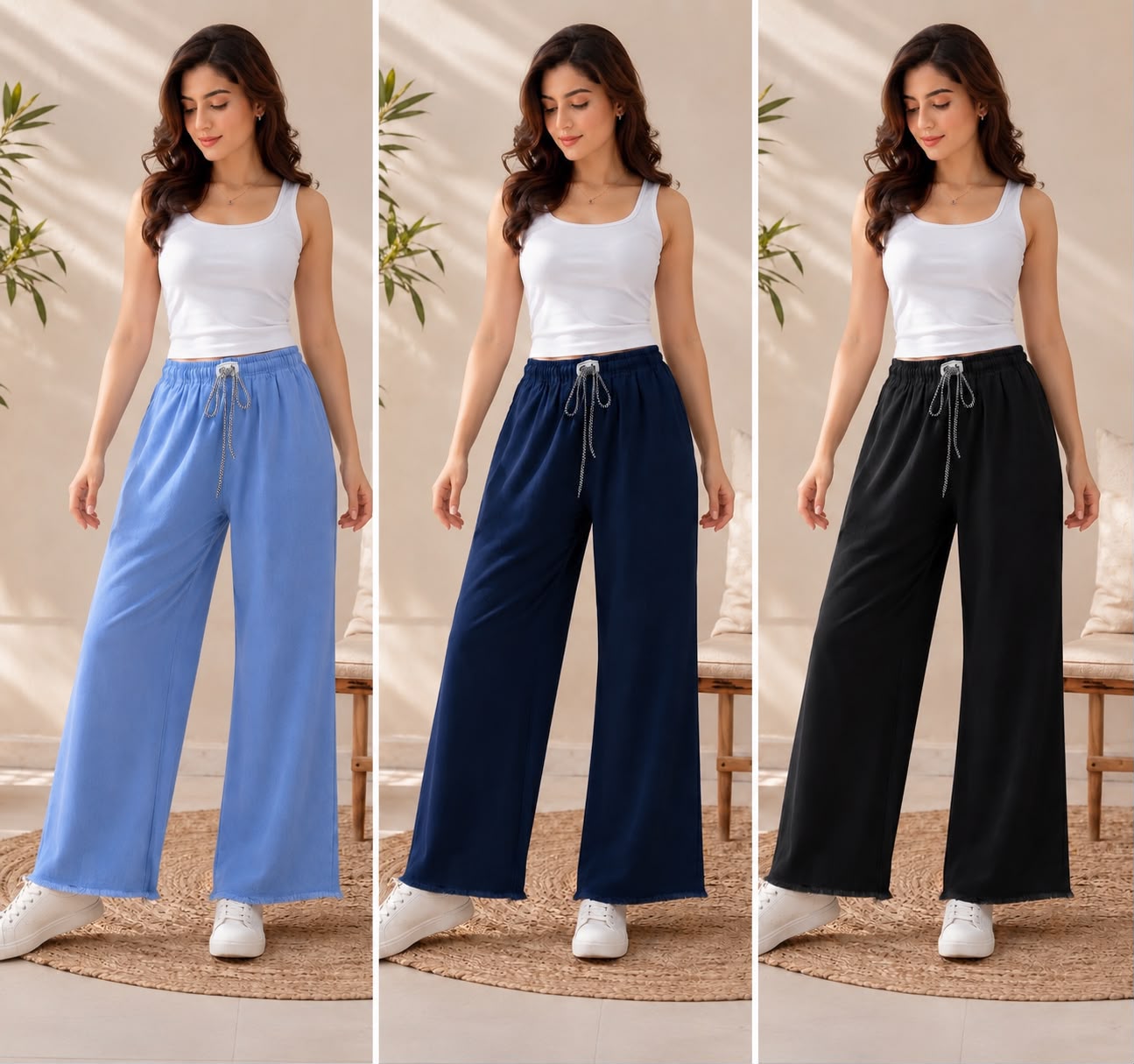 Plain Strachable Jeans ✨
