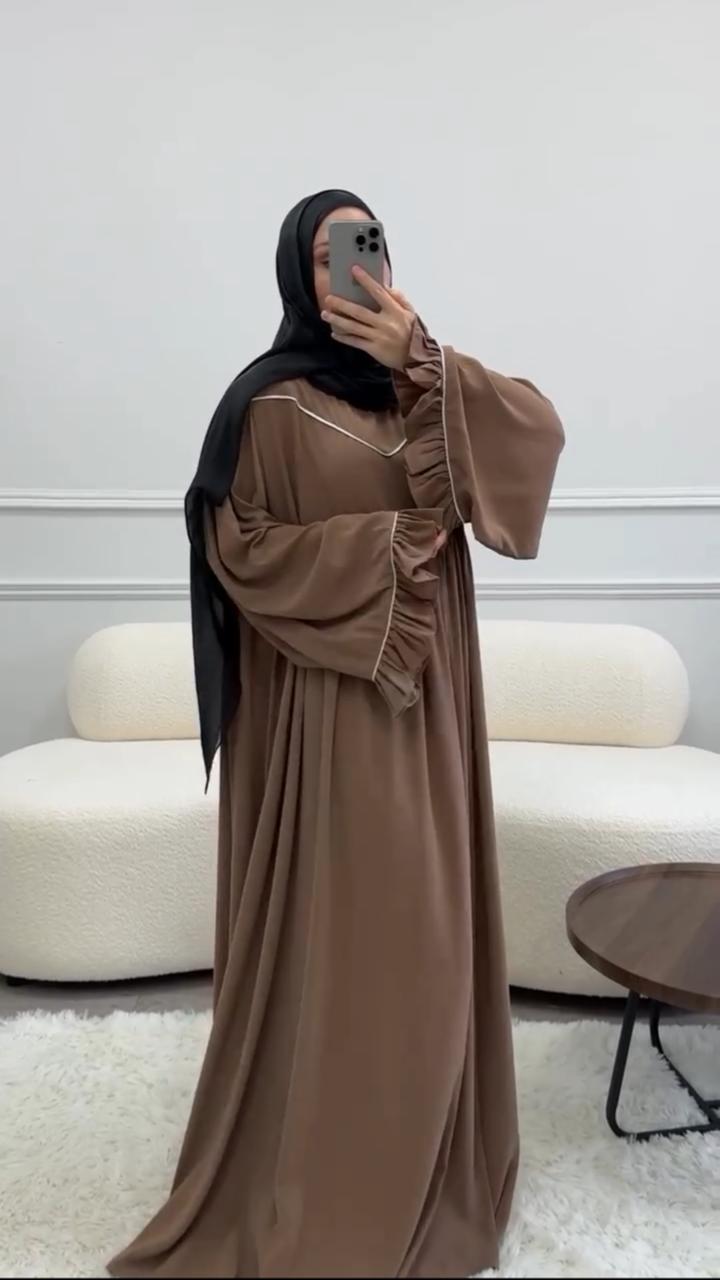 Frill Abaya With Staller