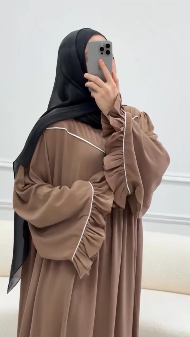 Frill Abaya With Staller