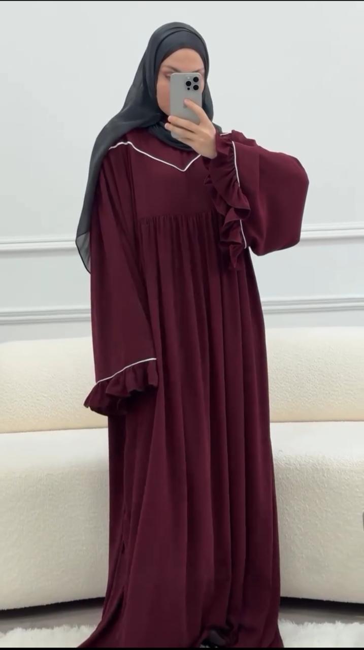 Frill Abaya With Staller