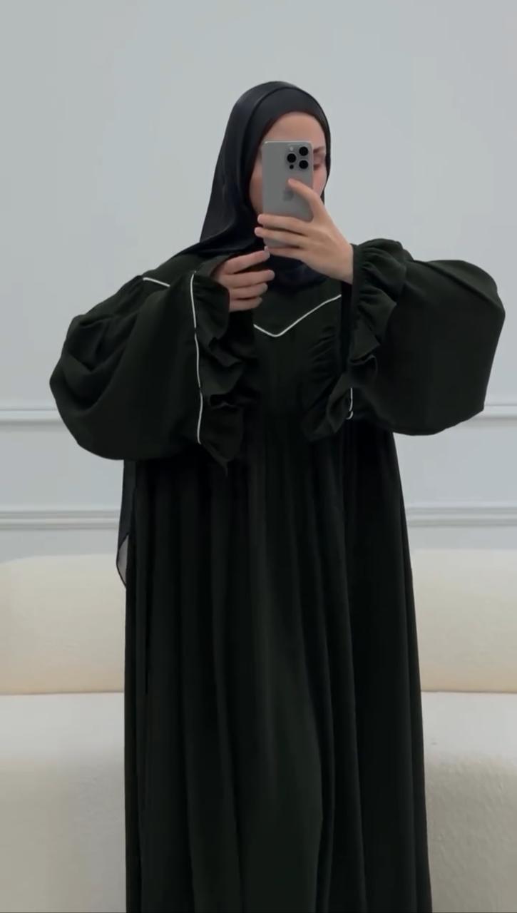 Frill Abaya With Staller