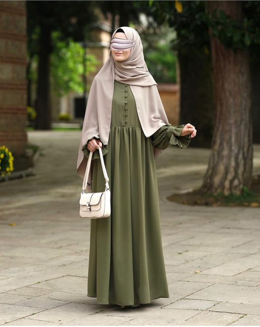 Olive Green Abaya