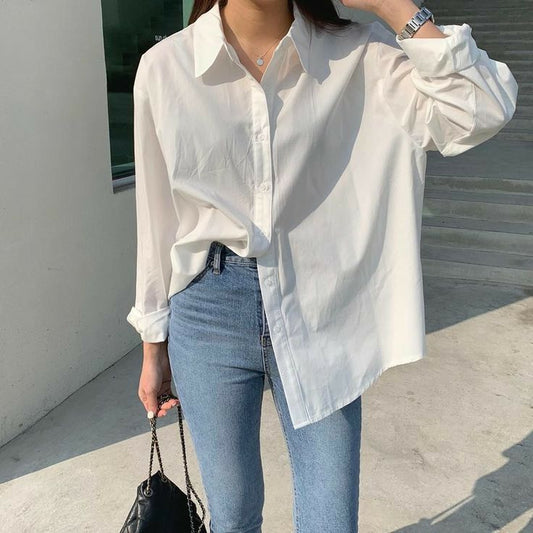 WHITE COTTON SHIRT