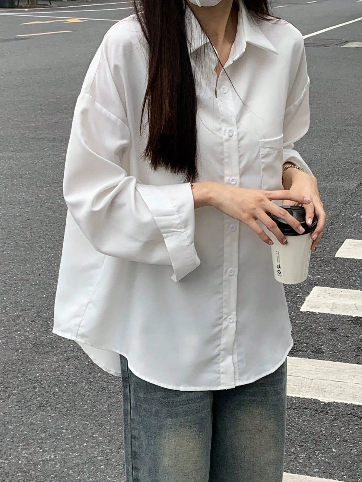 WHITE COTTON SHIRT
