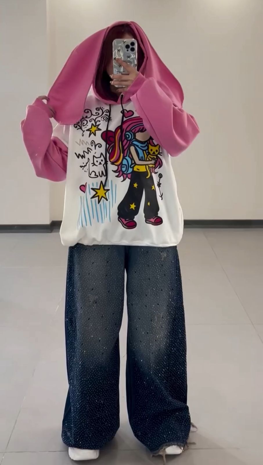 PINK POPPY HODDIE