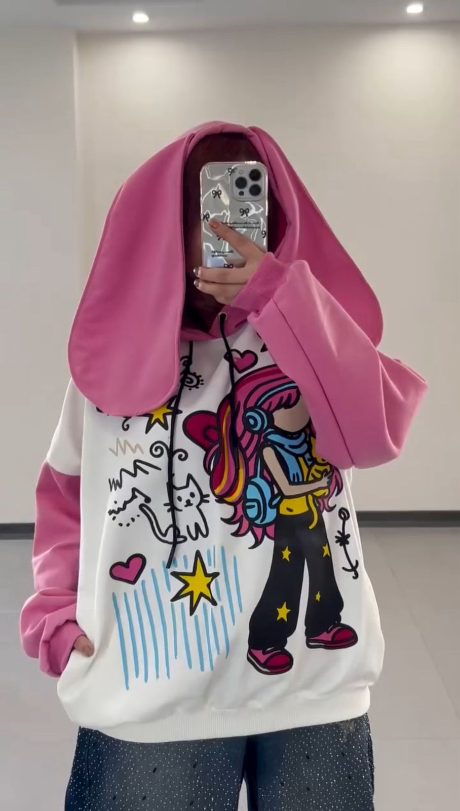 PINK POPPY HODDIE