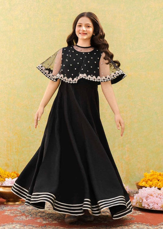 Flared Dress With Sheer Top,Pearl Accents
