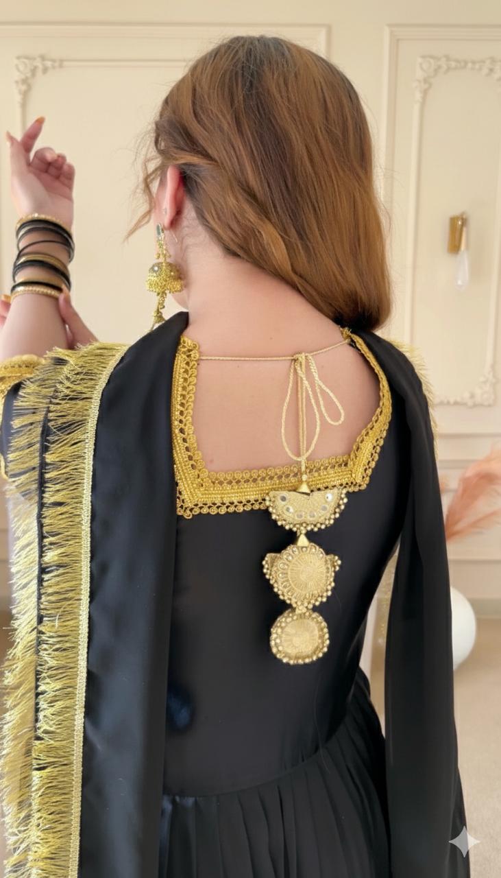 NOOR JAHAN 2PCS SUIT - Half Sleeves