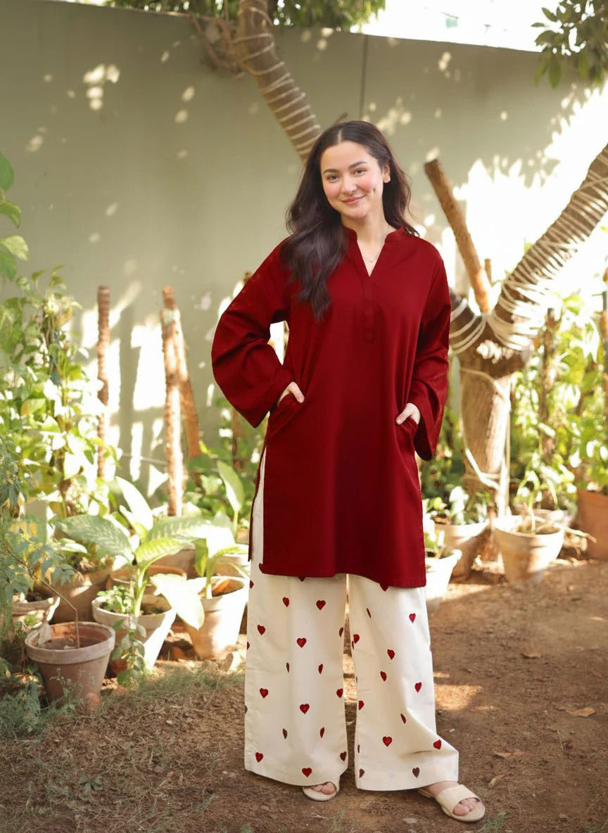 Heart_Print Pants Collection:5 Colours Tunics