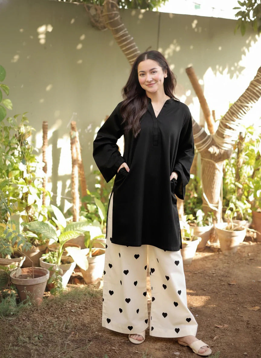 Heart_Print Pants Collection:5 Colours Tunics
