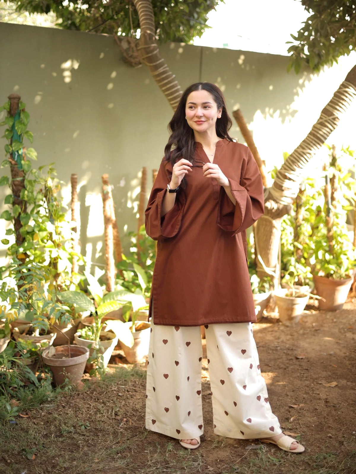 Heart_Print Pants Collection:5 Colours Tunics