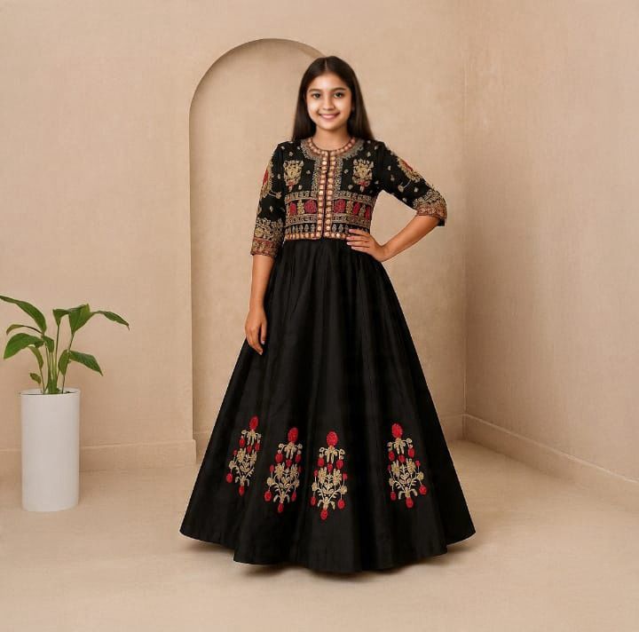 Kids Koti With Bunch Maxi
