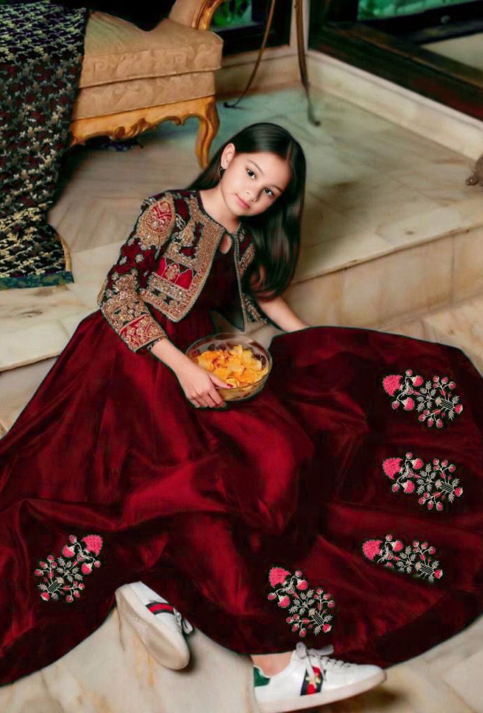 Kids Koti With Bunch Maxi