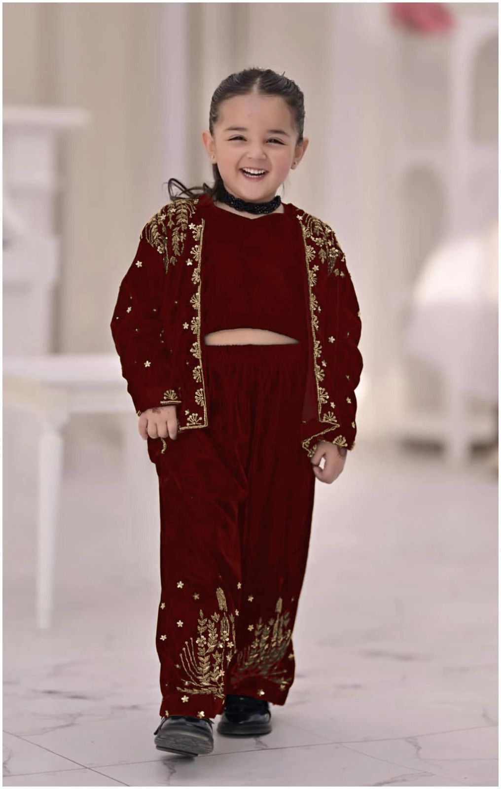 Kids Gown 3pcs Suit