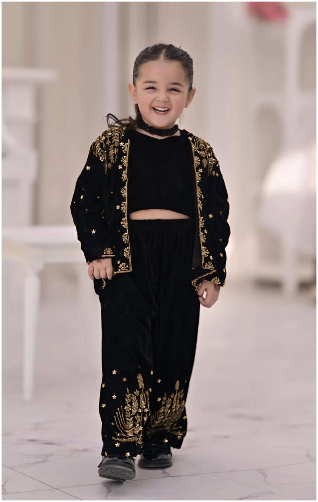 Kids Gown 3pcs Suit