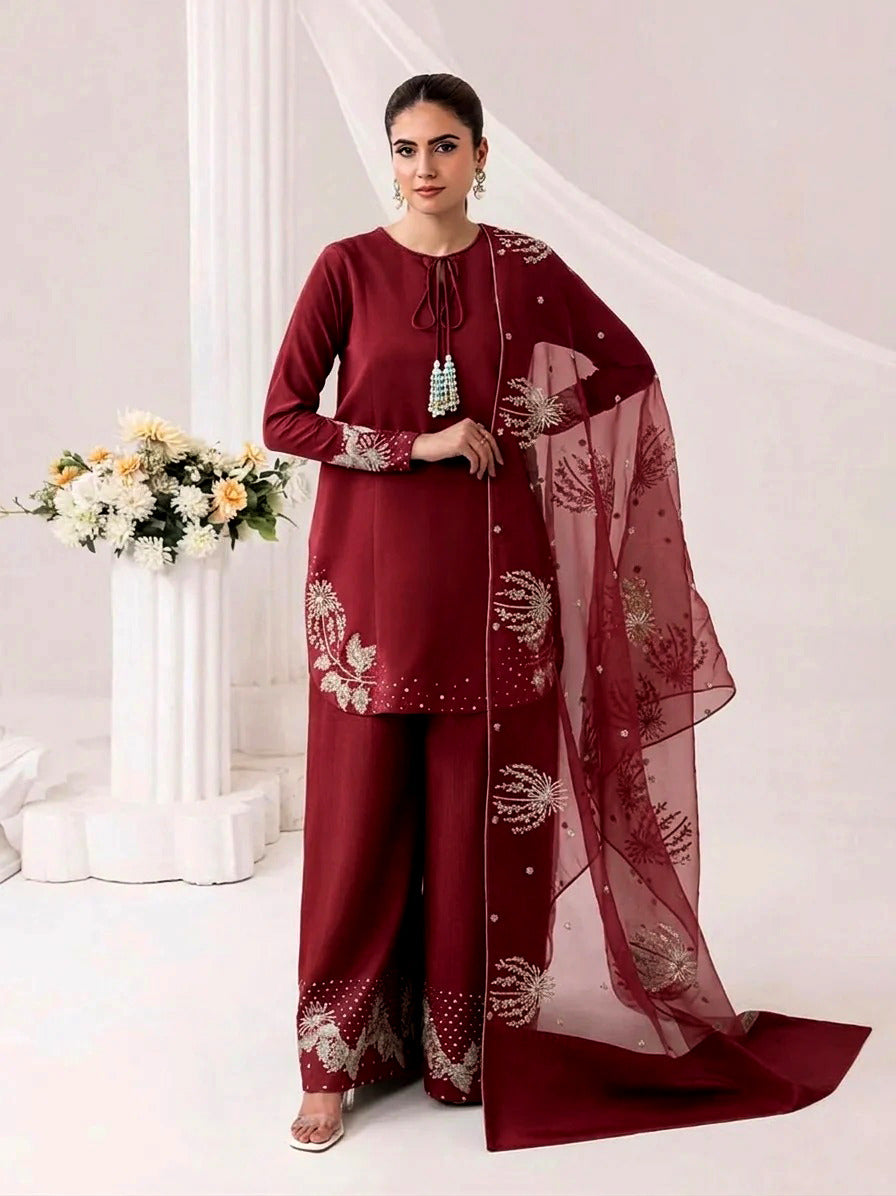 Silver/Golden Heavy Embroidery