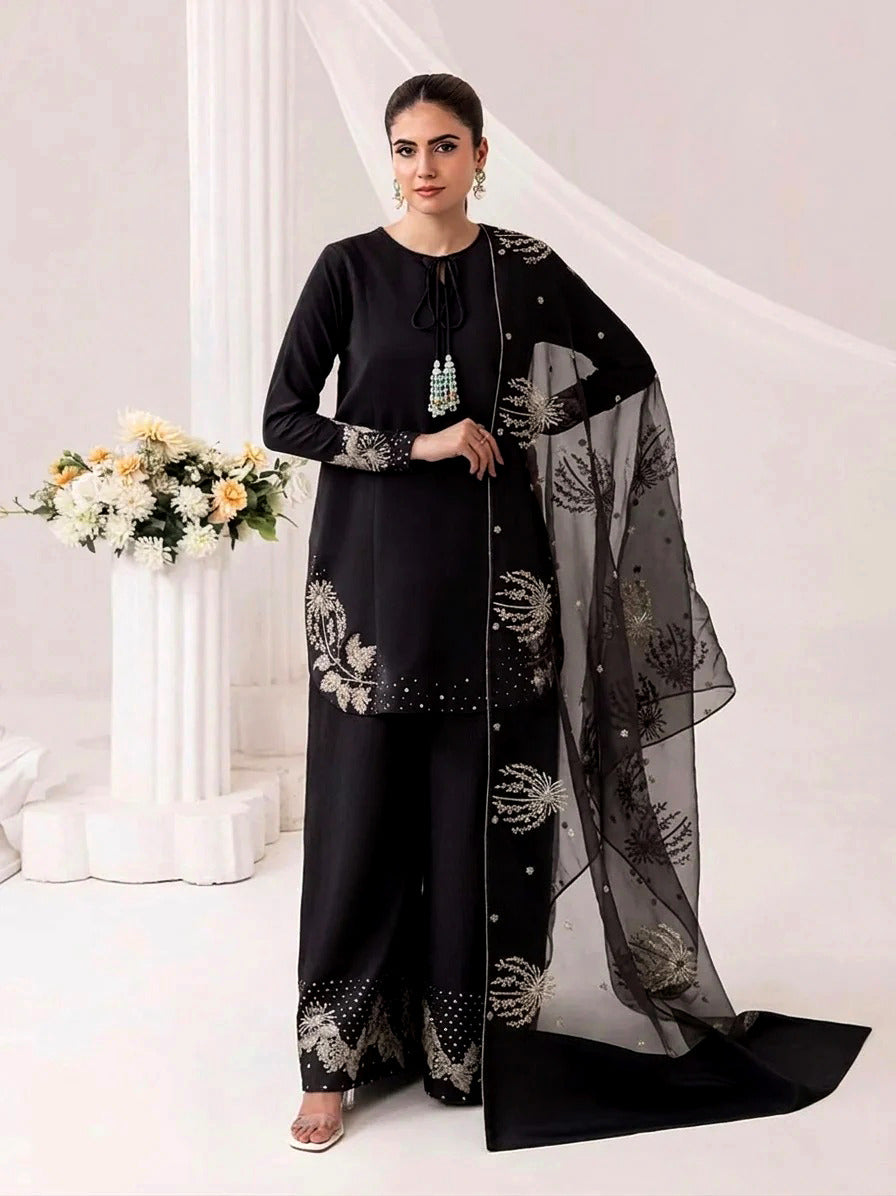 Silver/Golden Heavy Embroidery