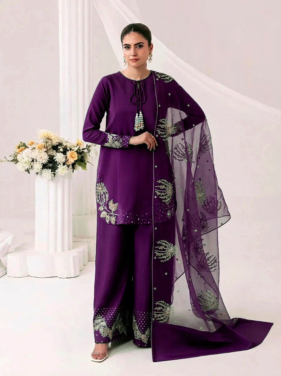 Silver/Golden Heavy Embroidery