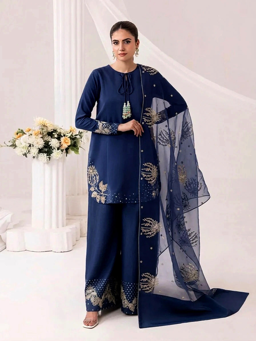Silver/Golden Heavy Embroidery