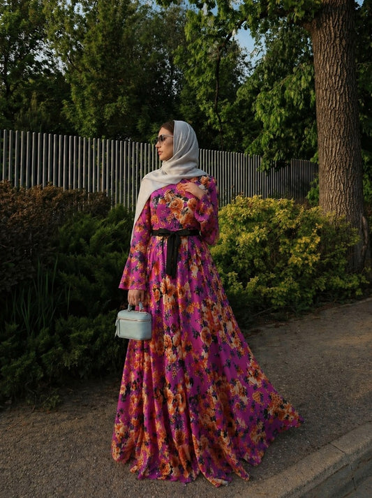 Chaffon Printed Maxi