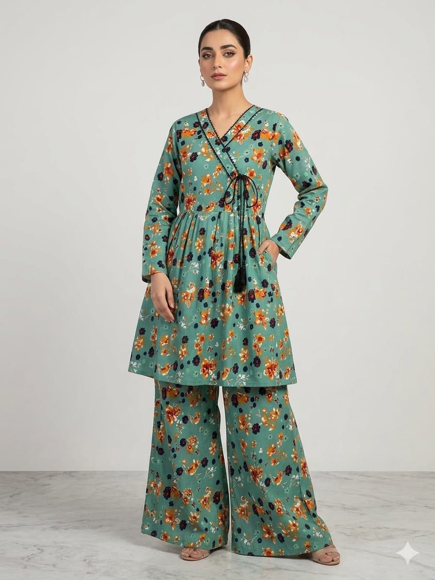 Summer Printed 2Pcs