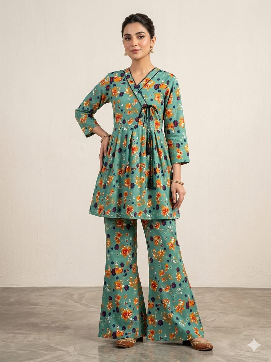 Summer Printed 2Pcs