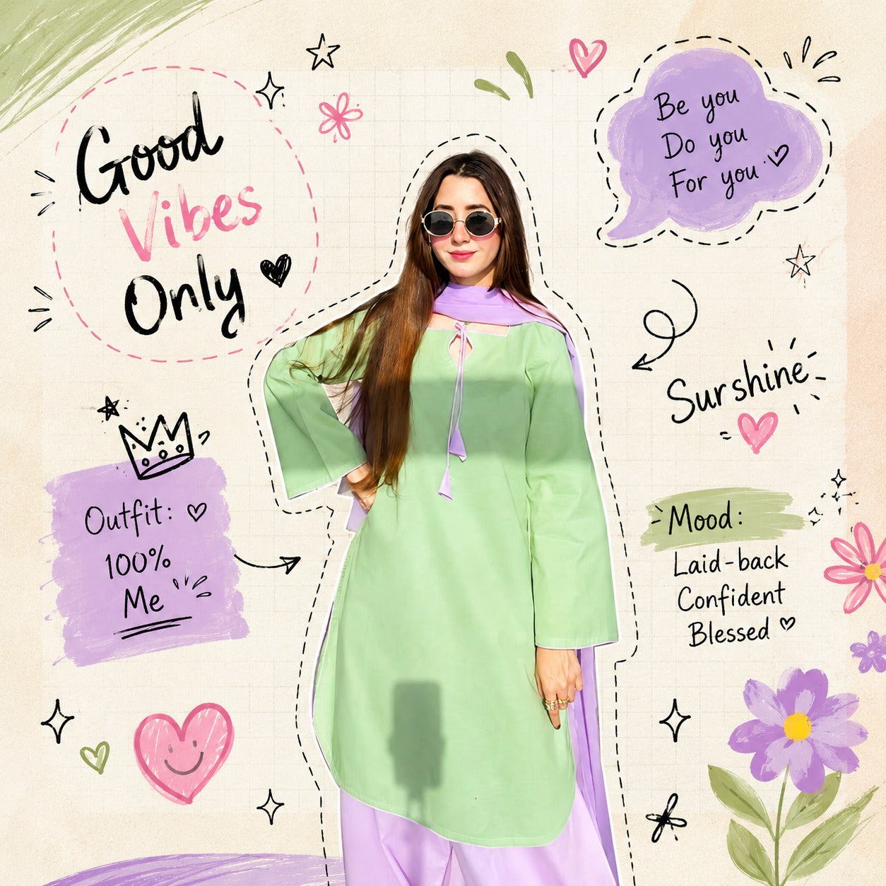 Mini Green + Lavender 3Pcs