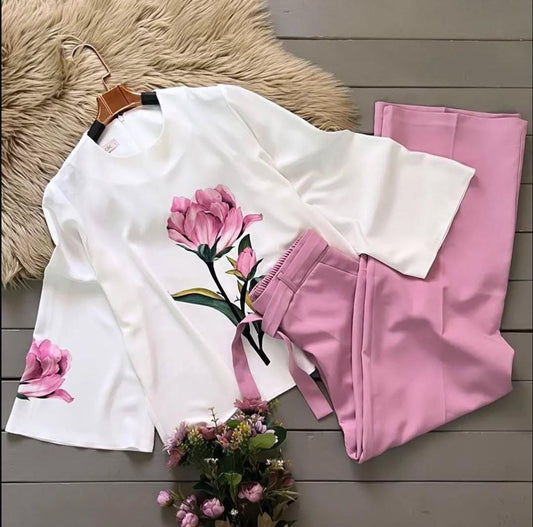 "FLORAL PRINTED CO-ORD SET"