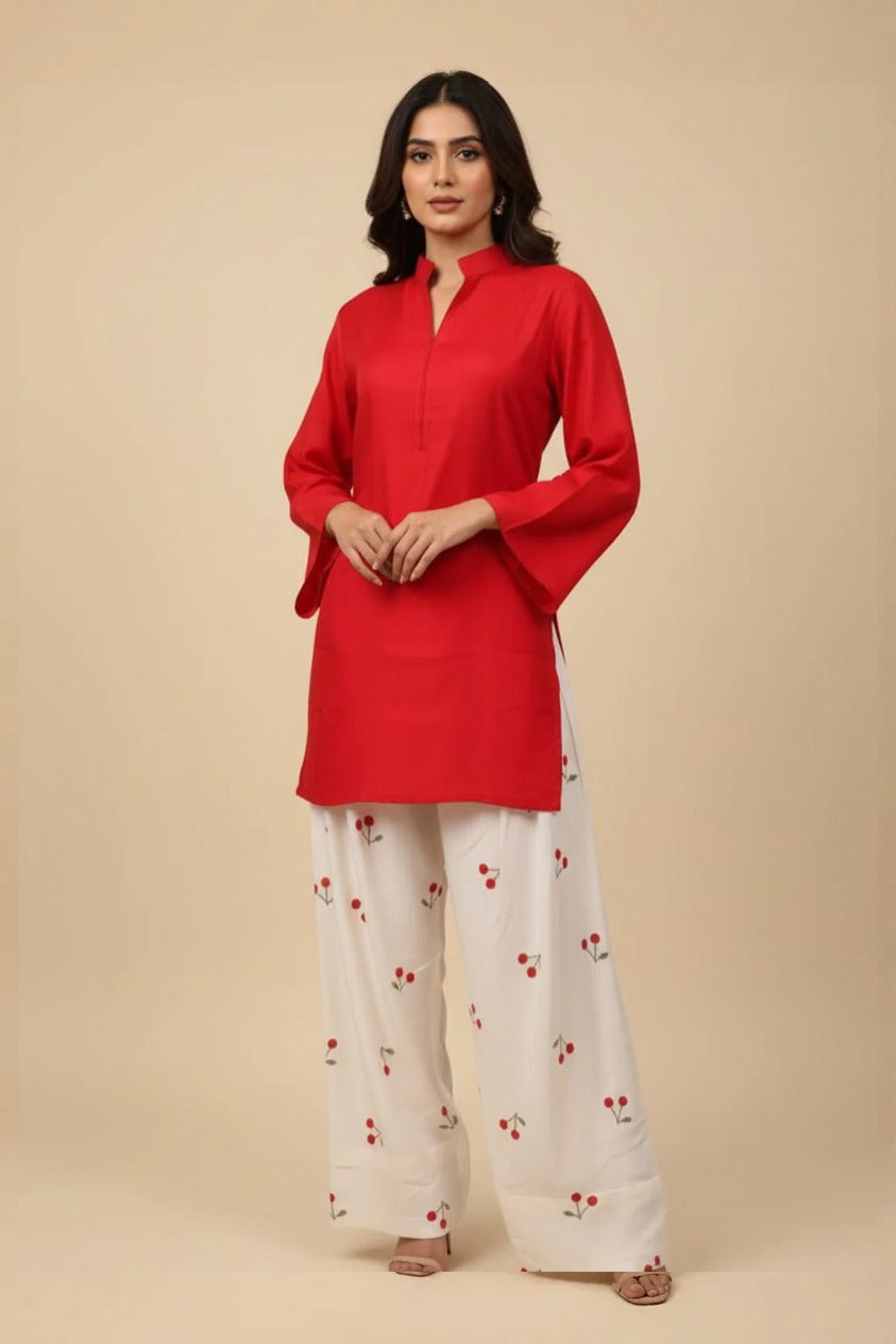 Cherry Printed Farshi Shalwar 🍒🍒