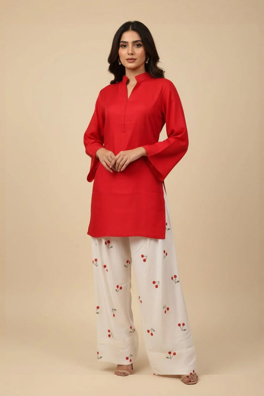 Cherry Printed Farshi Shalwar 🍒🍒