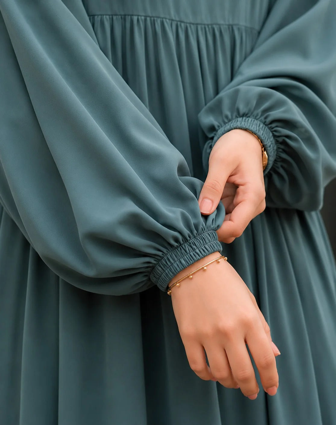 Teal Green Abaya
