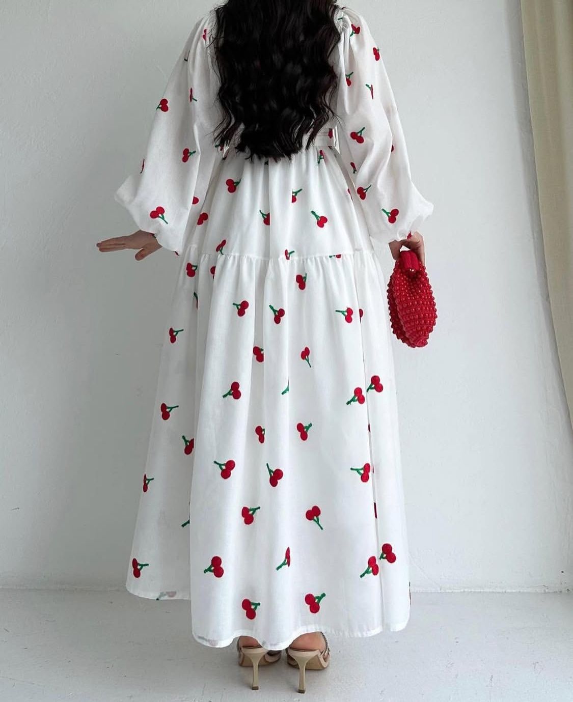 Cherry Printed Maxi