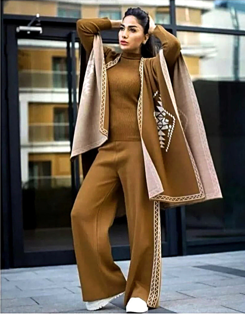 CAP SHAWL 3 PIECE
