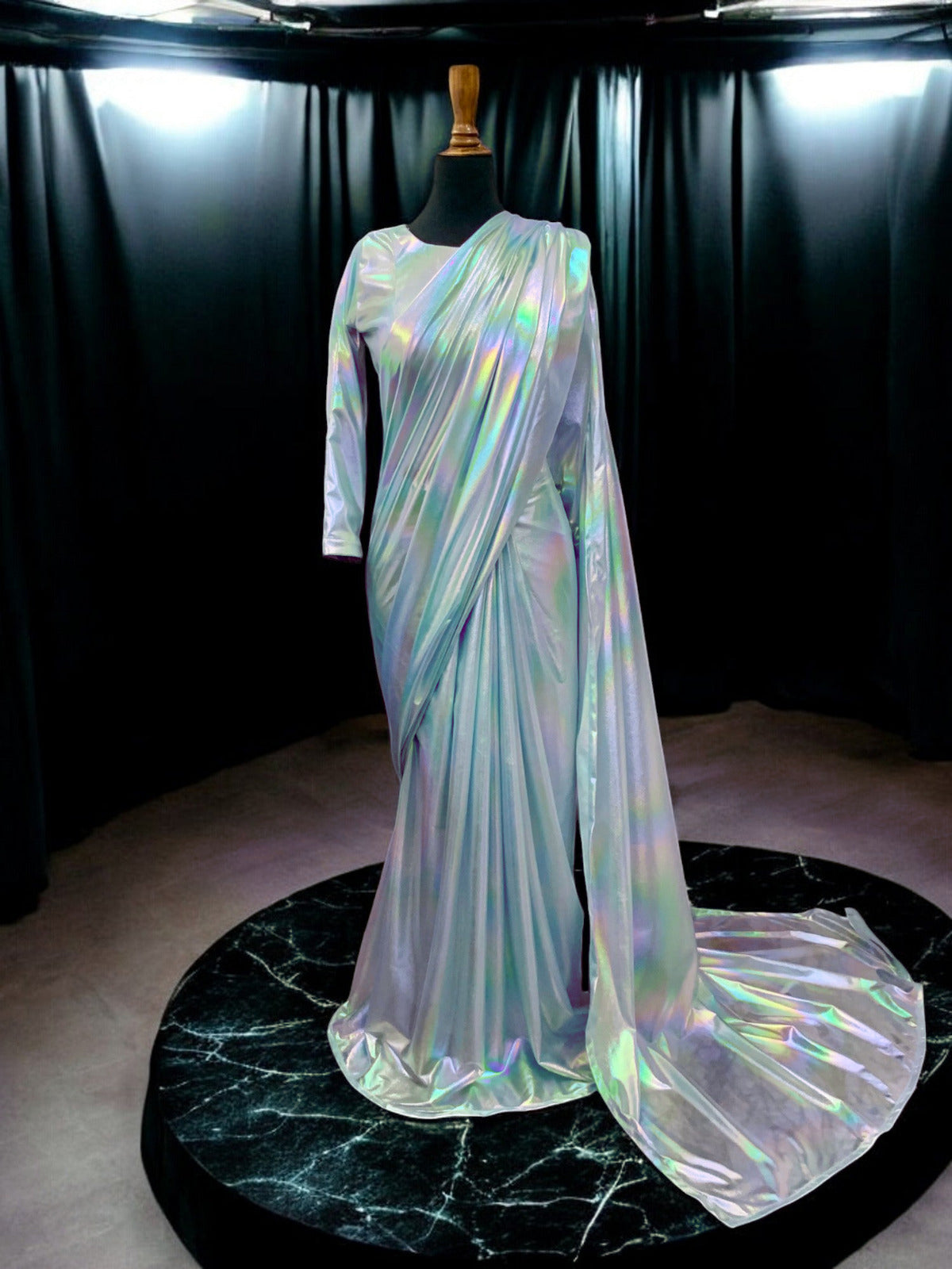Rainbow Moonlight Saree