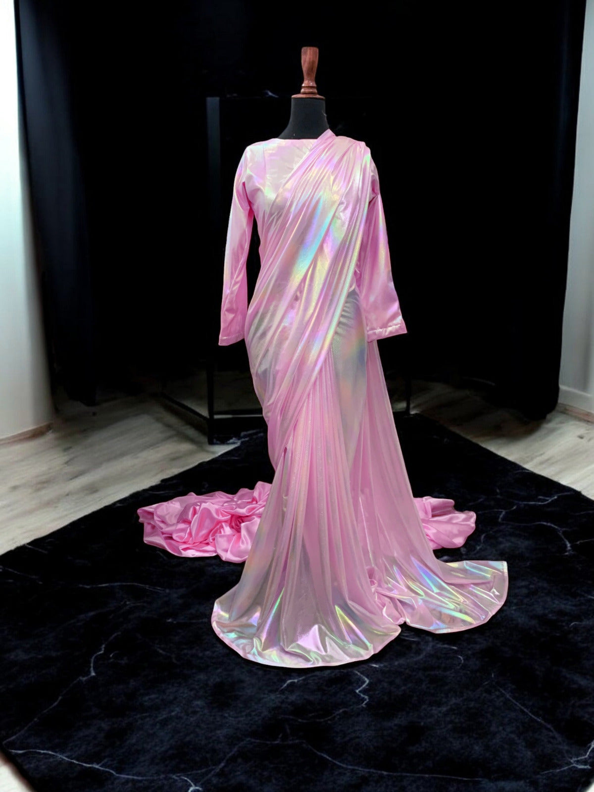 Rainbow Moonlight Saree