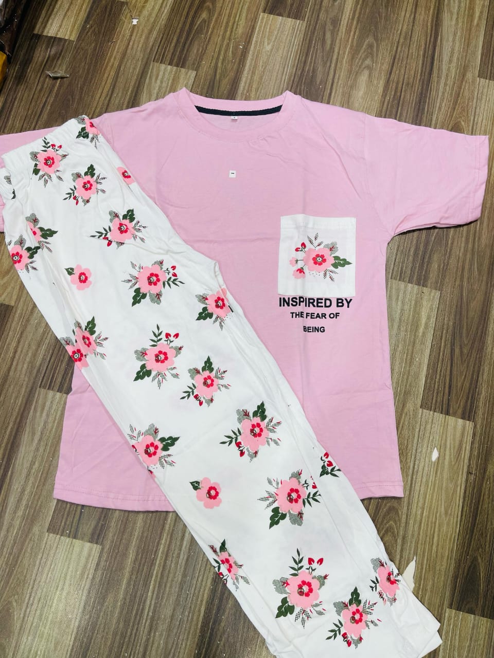 WOMENS  NIGHTWEARS PRINTED FLOWER