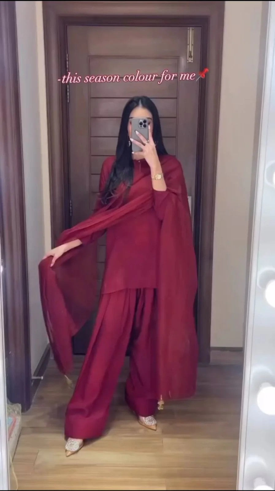 FARSHI SHALWAR 3 PCS SUIT