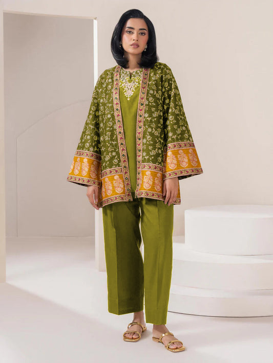 Gown Embroidery 3Pcs Suit