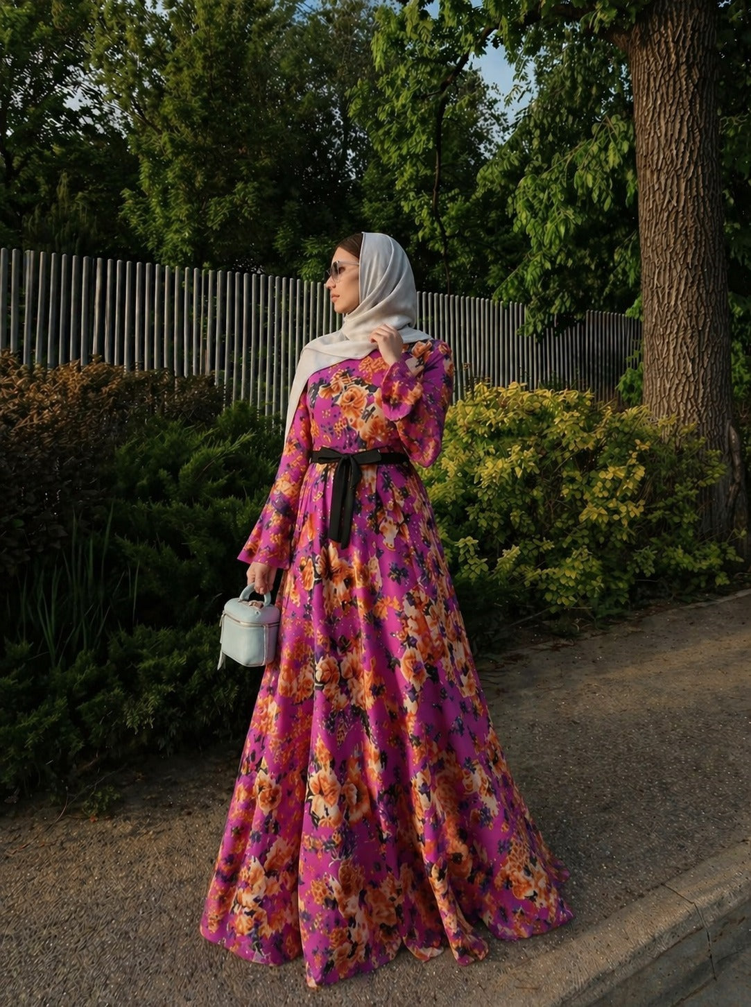 Chaffon Printed Maxi