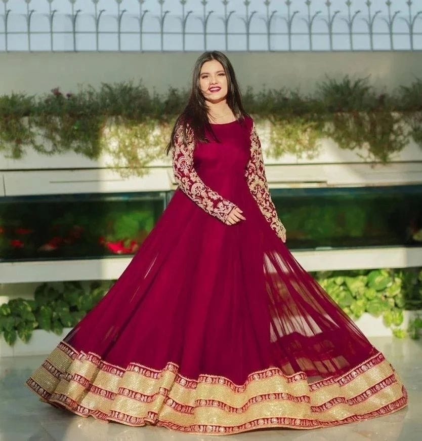 Embroidered Lace Maxi