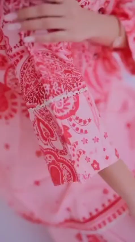 PInk & Red Shalwa Kameez Portait